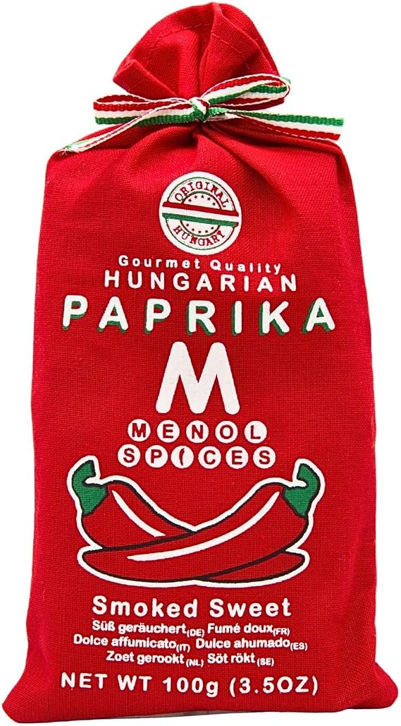 Menol Spices Smoked Paprika Powder, Sweet 100g, Hungarian Szeged