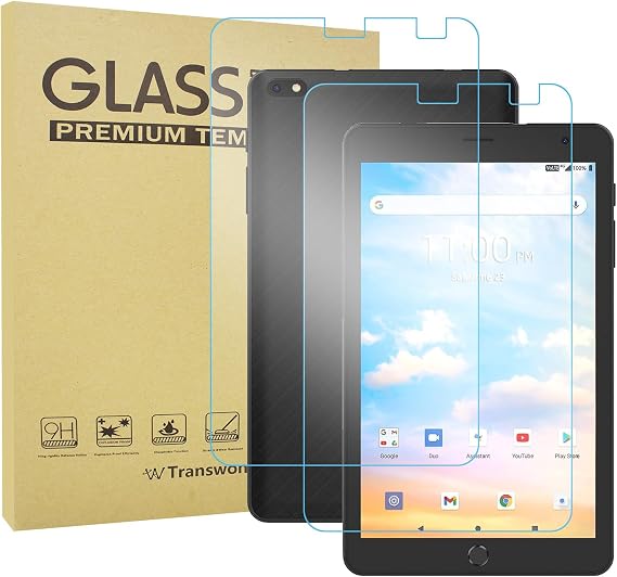 2PCS Tempered Glass Screen Protector for SKY DEVICES Elite | OctaPlus Tablet 8 Inch