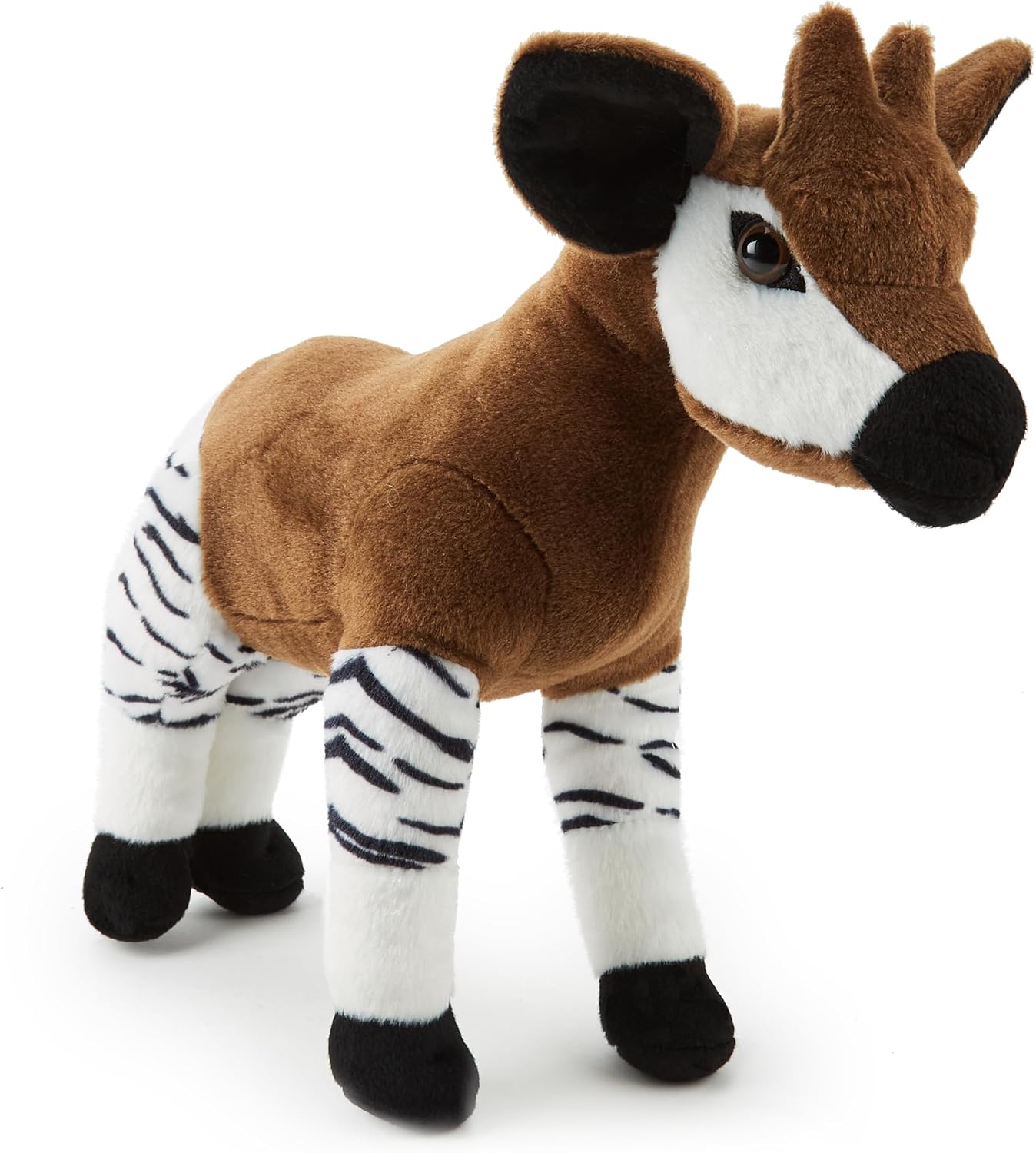 Zappi Co Okapi Plush Toy 35cm - Unique, Cuddly Safari Toy, Eco-Friendly, Fascinating for Curious Kids, Made from Recycled Material
