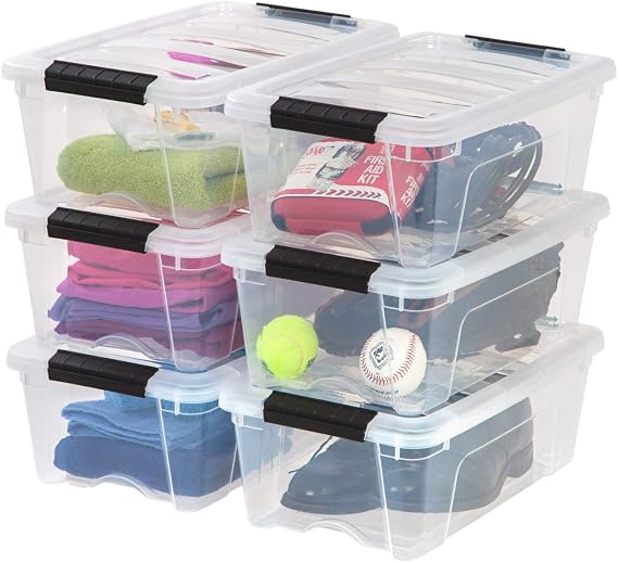 IRIS 12.2l Stack and Pull Box 6-Piece Set