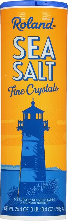 Roland Foods Fine Crystal Sea Salt, Specialty Imported Food, 26.4 Ounce, Pack of 1