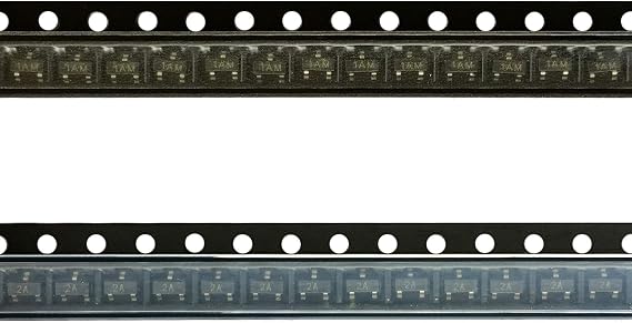 TQDLYKHS 50Pcs MMBT3904 1AM + 50Pcs MMBT3906 2A SOT-23 SMD NPN Transistors