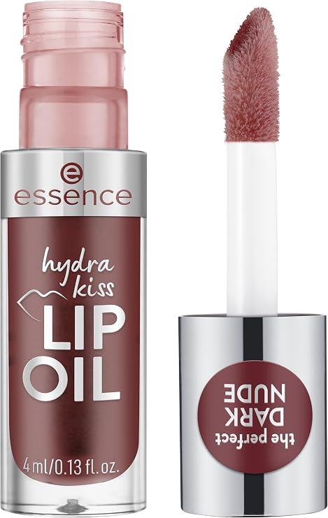 essence hydra kiss dudak yağı, dudak parlatıcısı, No. 08, kırmızı, nemlendirici, bakım yapar, yağlı, parlak, vegan, paraben içermez, mikro plastik partikülsüz, nano parçacıklar içermez, tekli paket (4