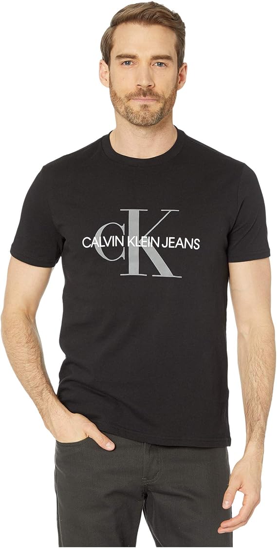 Calvin Klein Men's Monogram Logo Crewneck T-Shirt