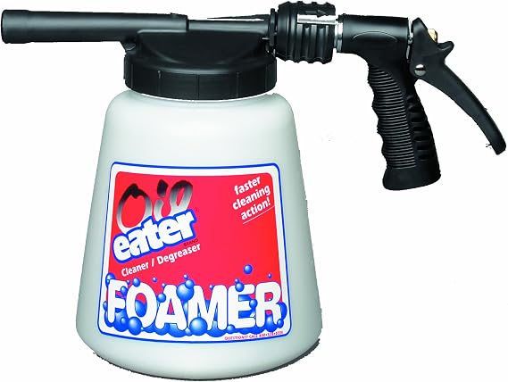 Oil Eater Original Foam Gun Spray, Home Hose Connect - Car Wash, Driveway, Home & Patio Cleaner,Black/White