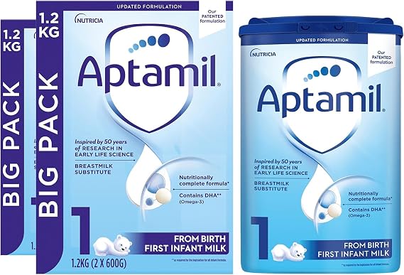 Aptamil 1 Infant Refill Baby Milk Bundle Formula