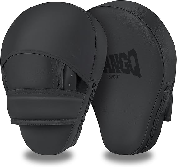 Boxing Pads Curved Focus Mitts, Training Pads,MMA Muay Thai Kickboxing Coaching Martial Arts Punching Hand Target Strike Shield & Boxing Mitts