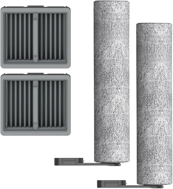 2 Filter 2 Roller Brush ,Compatible For Tineco, For IFloor Y2 Wet And Dry Vacuum Cleaner Household Cleaning Accessories