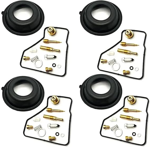Carburettor Repair Kit Motorcycle Carburetor Repair Kit For VF500C V30 MAGNA VF500F Seal Gaskets Vacuum Diaphragms Replacement(Color1)