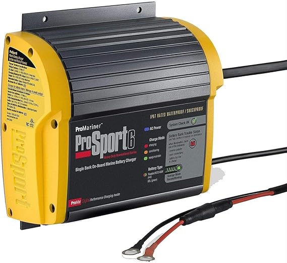 ProMariner Gen 3 ProSport 20 Amp 12/24/36 Volt 3 Bank Waterproof Marine Battery Charger 43021