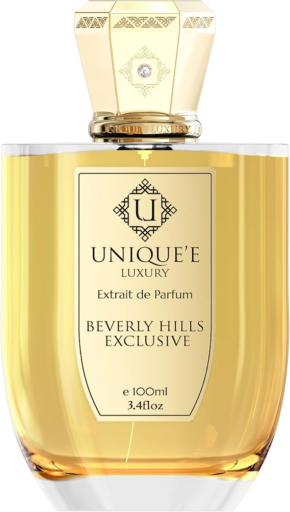Unique’e Luxury Beverly Hills Exclusive 100 ml Extrait de Parfum Unisex Tobacco Leaf Honey Tonka Bean Niche Perfume
