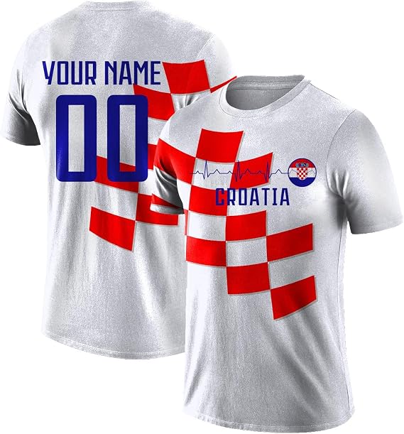 World Cup 2026 Football Jersey Personalised Name Number Fan Top