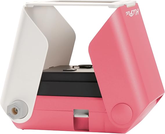 KiiPix Portable Portable Printer & Photo Scanner Compatible with FUJIFILM Instax Mini Film, Pink