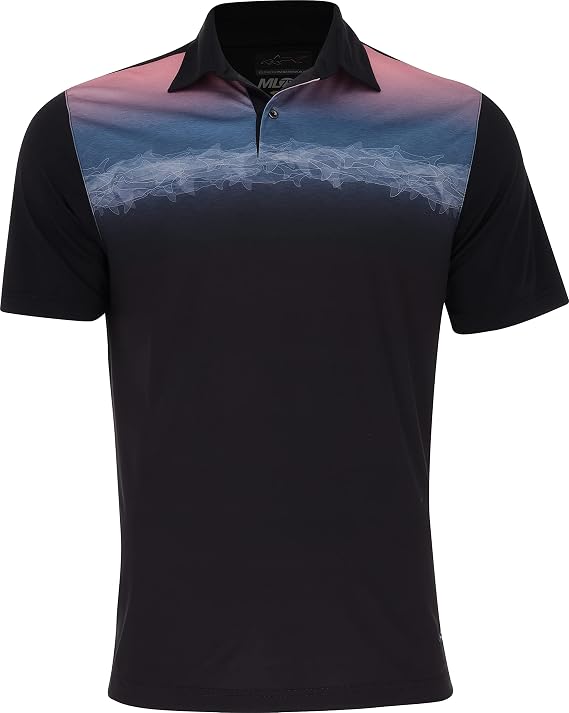 Greg Norman Lab Tide Black Shirt Men L