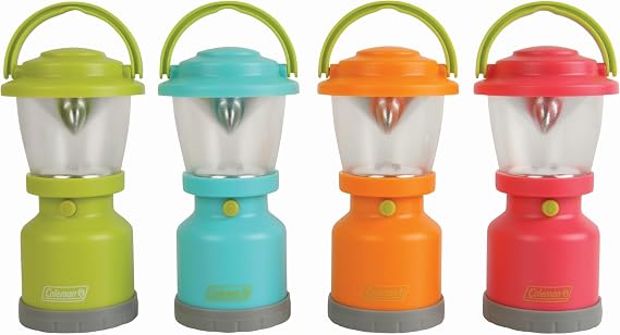 Coleman Kids Adventure Mini LED Lantern, Handheld Children's Lantern with Lifetime LED Bulbs, 16 Hrs Run Time, Water-Resistant Design (Colors May Vary)