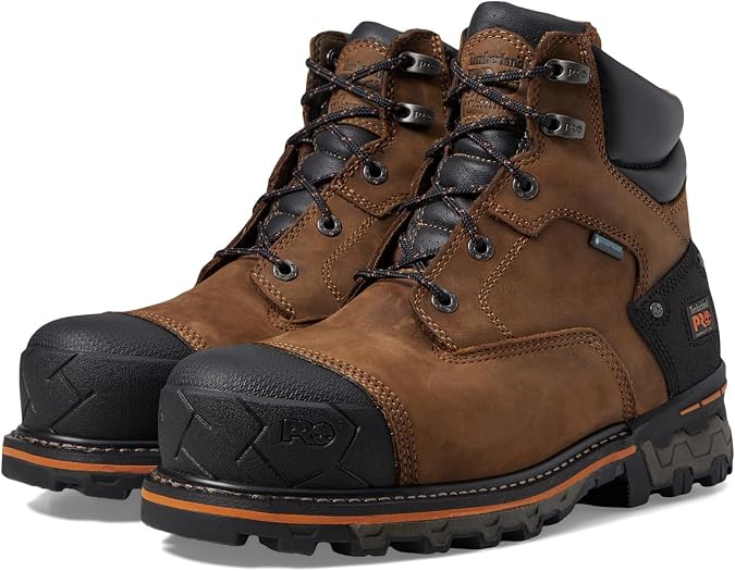 Timberland Men's Boondock 6 Inch Composite Safety Toe Waterproof 6 Ct Wp