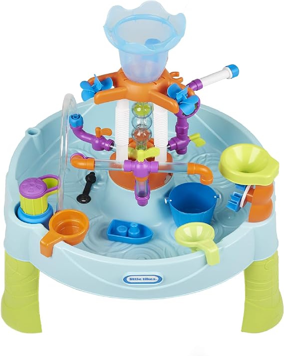 Little Tikes Flowin' Fun Water Table, 2 + years with 13 Interchangeable Pipes