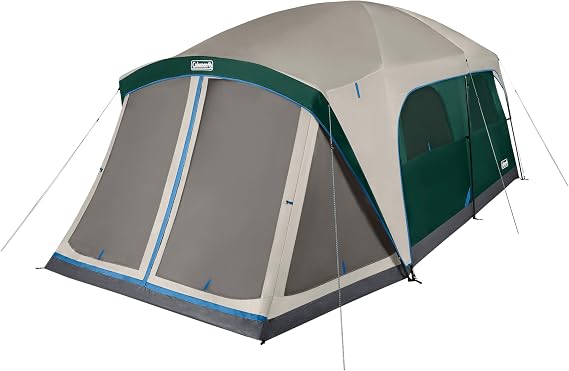 Coleman Skylodge Instant Tent, 4/6/8 Person Tent Sets Up in About 1 Minute, Weatherproof Tent with Pre-Attached Poles & Carry Bag, Made of PFAS-Free Materials