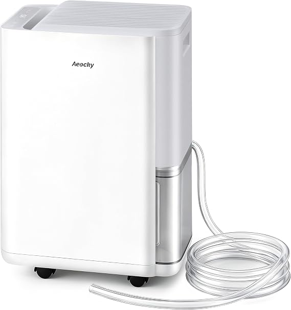 AEOCKY Max 40 Pint/D 2800 Sq.Ft Dehumidifier with Drain Hose, Quiet