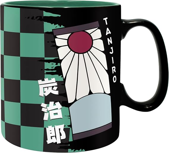 ABYSTYLE Demon Slayer Kimetsu No Yaiba Tanjiro's Sword Ceramic Coffee Mug 16 Fl Oz Anime Manga Drinkware Merch Gift