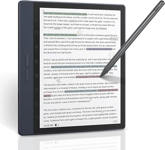 Bigme B7 Pro Color Epapere Reader, 7 Inch Eye-Comfort Display, Android 14, 8+256GB, 4G Calling, Stylus and Case Included