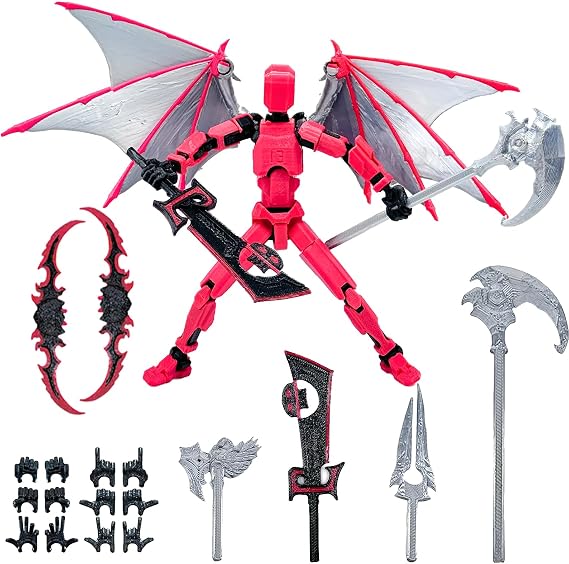 Easter Gifts for Kids (Assembly Completed) Action Figure Set,Titan Robot Movable Action Figure,3D Printed Figure Articulated,Full Body Mechanical Doll,Birthday Gift for Kids