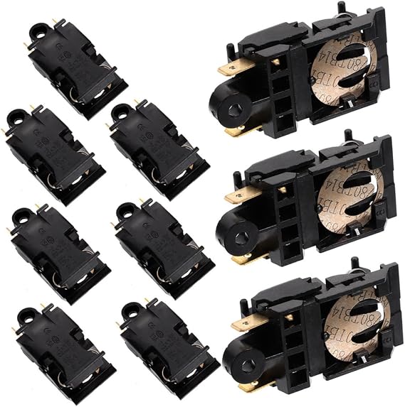10pcs Electric Kettle Thermostat Auto Temperature Control for Efficient Design for Easy Installation Various Kettles Construction