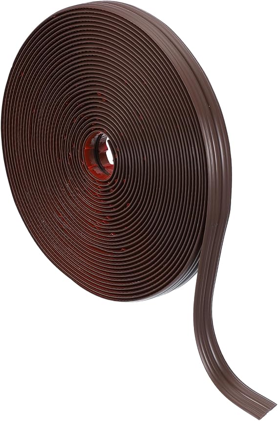 PATIKIL Wall Corner Protector 0.8 in x 33 Ft, Self Adhesive Wall Corner Guard Edge Protector Flexible Inside & Outside Corner Molding Trim for Ceiling Countertop, Coffee