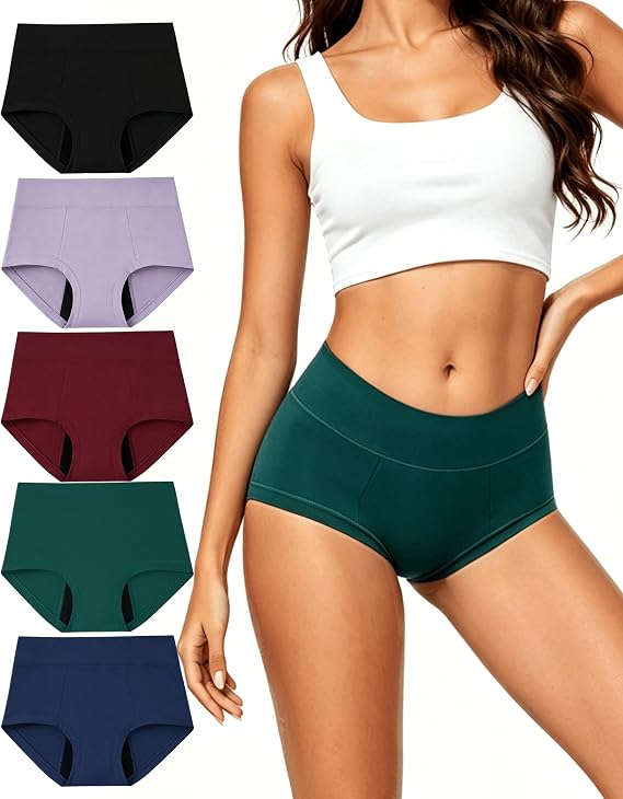 Battewa Full-Cover Incontinence Underwear for Women Washable Overnight