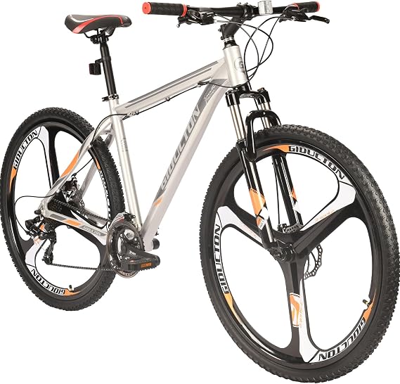 EUROBIKE 29 /27.5" Mountain Bike,29" Men Mountain Bike, Lightweight Aluminum Frame,Front Suspension Daul Disc Brakes 21 Speed Bicycles for Mens Bikes Mountain Bike for Adults