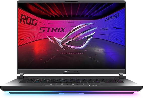 ASUS ROG Strix G16 (2025) Gaming Laptop, 16 ROG Nebula 16:10 2.5K 240Hz/3ms, NVIDIA GeForce RTXTM 5080, Intel CoreTM Ultra 9 Processor 275HX, 32GB DDR5, 1TB SSD, Wi-Fi 7, Windows 11 Home, G615LW-AS96