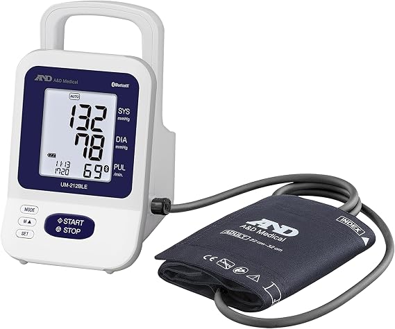A&D Medical Professional Automated Blood Pressure Monitor - UM-212BLE, Bluetooth, Dual Mode BP Machine with AOBP, Clinical-Grade Blood Pressure Monitor for Medical Offices, Clinics, and Pharmacies