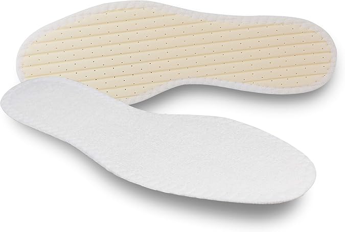 Pedag Summer, Pure Terry Cotton Insoles, Handmade in Germany, Absorbs Sweat & Controls Odor, Ideal for Wear Without Socks, Washable