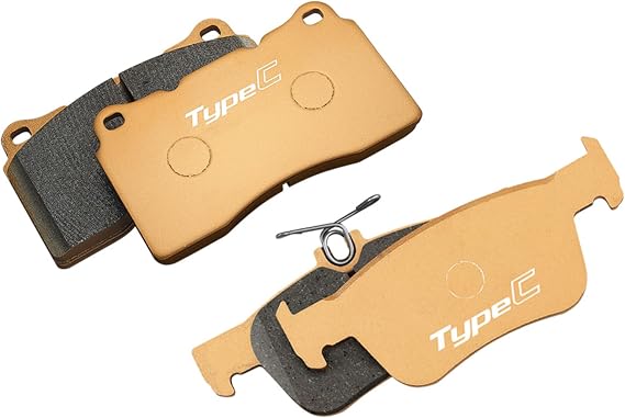 Mugen 43022-XKPC-K100 Civic S2000 Sports Brake Pad, Sports Brake Pad, TYPE-COMPETITION (REAR)