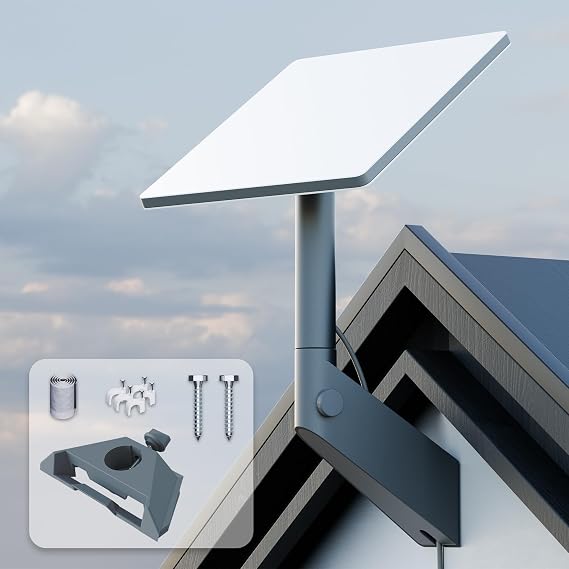 Starlink Mini Wall Mount, 360 Adjustable Starlink Mini Bracket, Gray