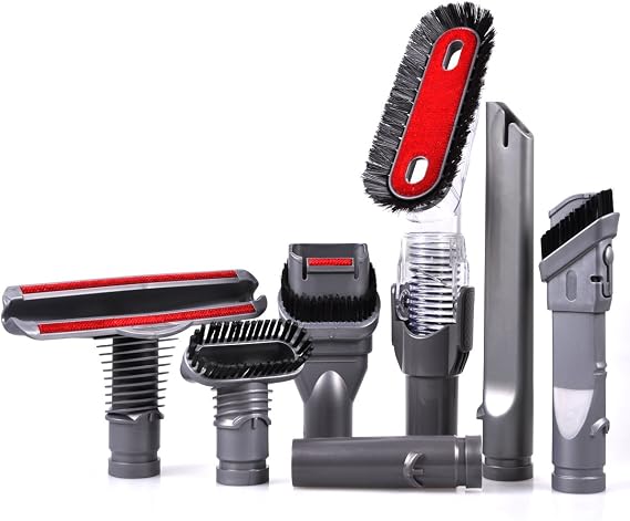KEEPOW 7 Pack Vacuum Attachments Replacement for Dyson Vacuum Cleaner | V6 DC44 DC33 DC35 DC39 DC58 DC59 DC62 DC61