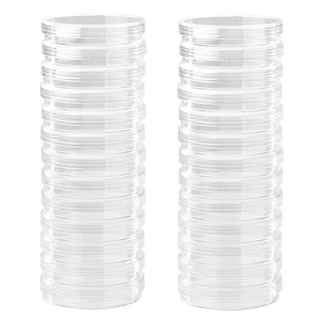 Labnique Polystyrene Petri Dish with Vented Lid, Sterile (26)