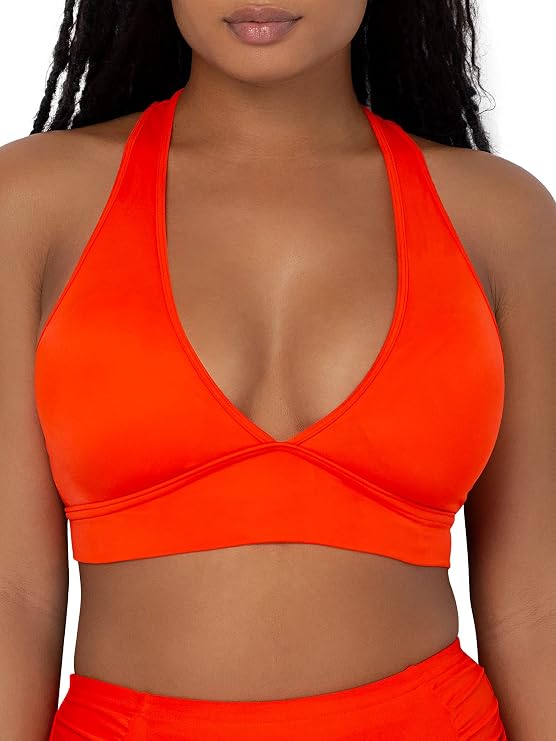 Smart & Sexy Womens Cut-Out Racerback Bikini Top