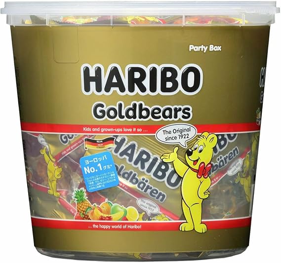 HARIBO Goldbear Drum 1000g 35.27 oz