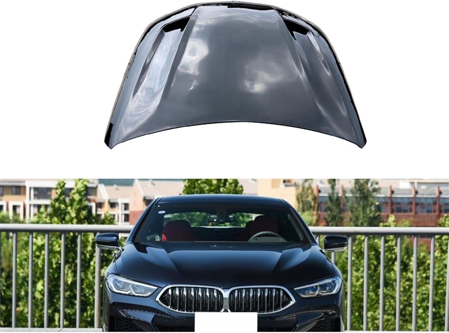 G14 Pre-preg Dry Carbon Fiber Engine Hood Compatible For Bmws 8 Series G14 G15 G16 2D 4D