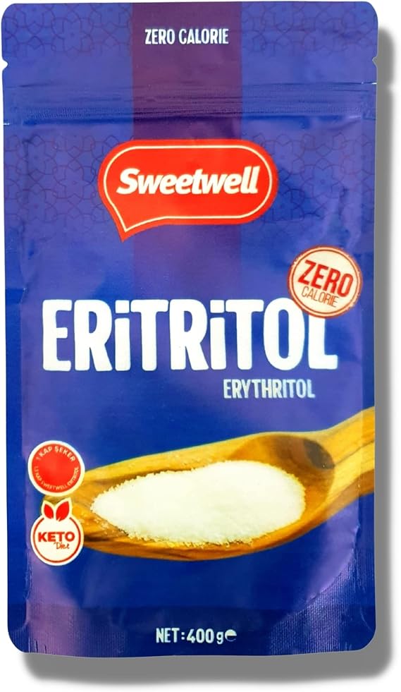 Sweetwell Eritritol Doğal Toz Tatlandırıcı 400 Gr Sıfır Kalori Keto Diyet Erythritol