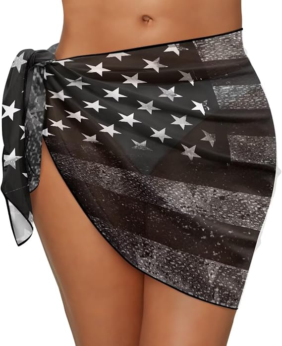 Sarong Swimsuit Coverup for Women Chiffon Beach Scarf Bathing Suit Cover ups Sexy Bikini Swimwear Wrap Skirt