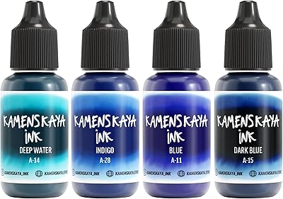 Alcohol Ink Set - 34 Color Variations - Set #18-4 Alcohol Inks x 0.51 fl oz 15 ml