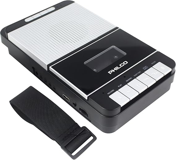 PHILCO Digital Cassette Recorder Portable Tape Player, Recorder & Cassette to MP3 Converter