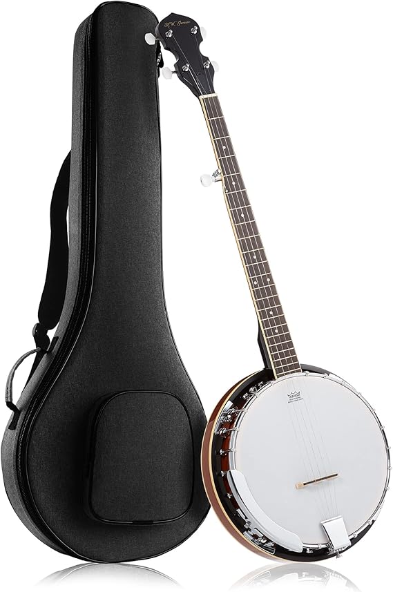 5-String Banjo 24 Bracket with Closed Solid Back and Geared 5th Tuner