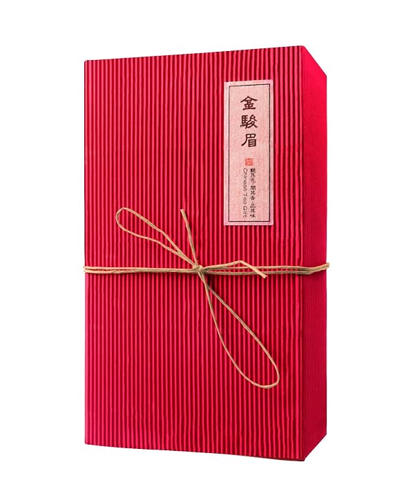 Luxtea Chinese Famous Tea Premium Jin Jun Mei Black Tea - Golden Beautiful Eyebrow Authentic Chinese Black Tea -Grade AA (High Grade)
