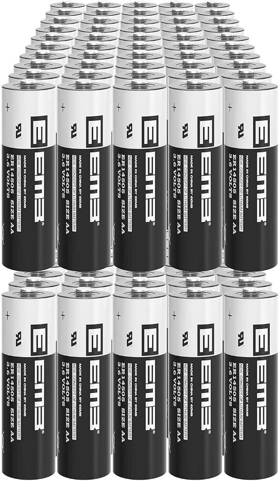EEMB 100-Pack ER14505 AA 3.6V Lithium Batteries Non-Rechargeable