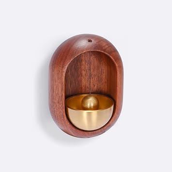Shopkeepers Bell for Door Opening - Magnetic Attached Doorbell Chime for Business - Unique Office Ornaments and Hanging Decoration for Entrance, Fridge Sticker and Barn Door - Creative Present