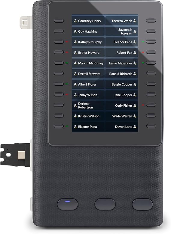 Poly E extension module for Edge series IP phones, gray