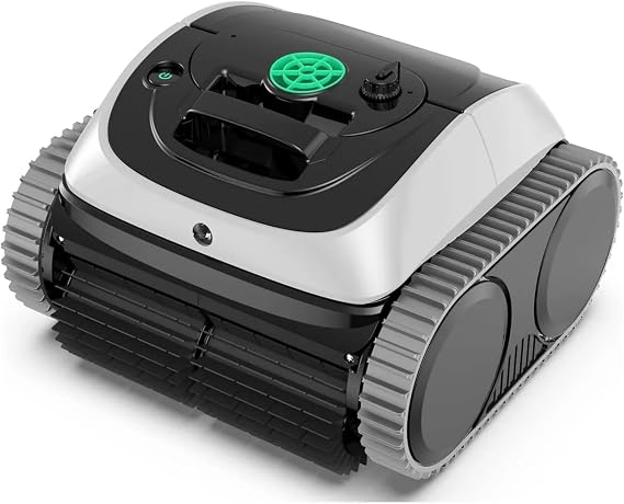WYBOT C1 Cordless Robotic Pool Cleaners, Powerful Suction, Wall Climb, Intelligent Route Planning, Up to 1,614 Sq.ft In-Ground Pools